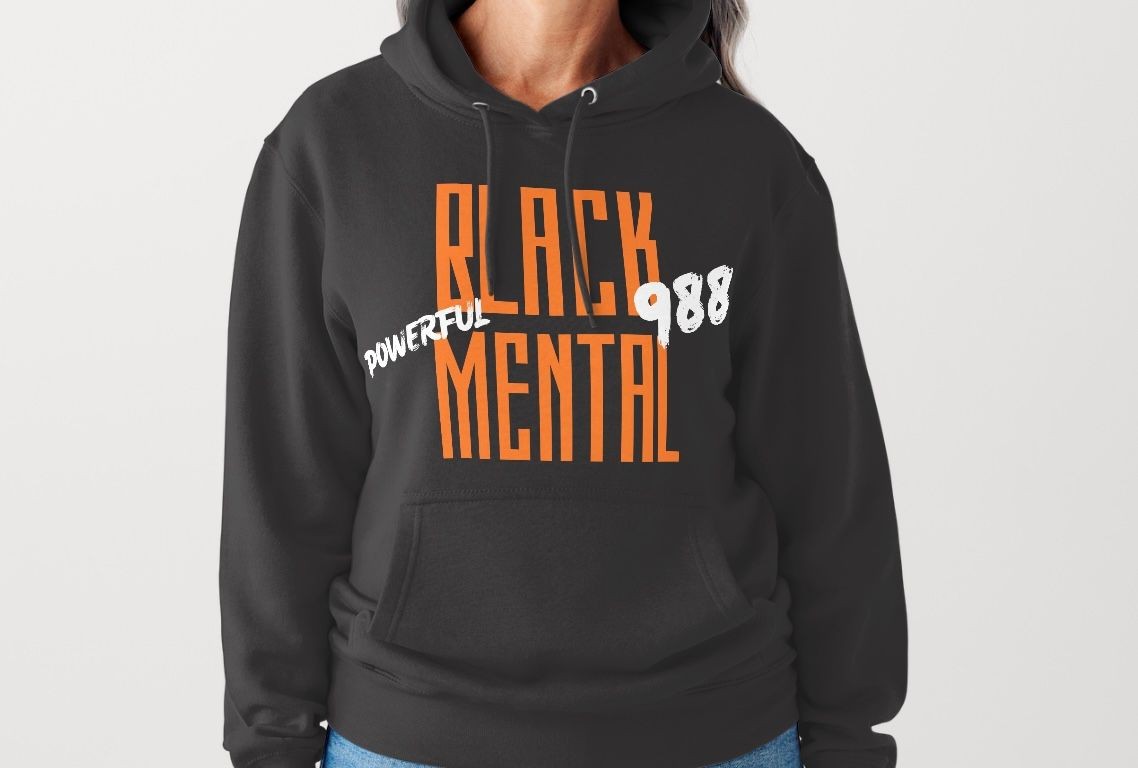 Black Mental Hoodie